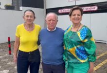 Aos 71, 81 e 87 anos, Marise, Waldemar e Rita dão exemplo e votam em Timbó