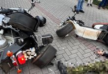Motociclista fica ferido após atingir autopropelido na faixa de pedestres em Timbó