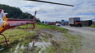 Motociclista morre após bater na traseira de caminhão na BR-470, em Gaspar