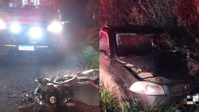 Motociclista morre após colidir contra carro na BR-470, em SC; motorista fugiu do local