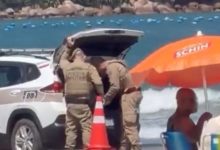 Discussão na praia termina em morte após homem ser esfaqueado várias vezes em SC