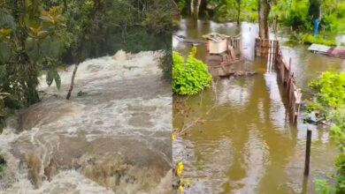Abertura de comporta da barragem provoca aumento da vazão e revolta moradores em Rio dos Cedros