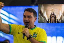 TSE mantém remoção de posts que associavam Flávio Bolsonaro a mudança de padroeira do Brasil