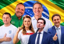 Timbó recebe carreata em apoio a Flávio Bolsonaro na véspera do segundo turno