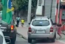 Petista é preso após atropelar duas crianças durante carreata de Flávio Bolsonaro em SP