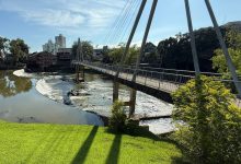 Atenção! Ponte do Jardim do Imigrante é interditada em Timbó