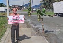 “Vergonha”: Popular se revolta e cobra solução para trevo de Indaial