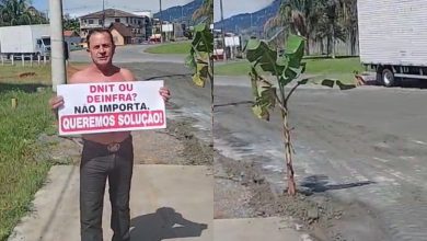 “Vergonha”: Popular se revolta e cobra solução para trevo de Indaial
