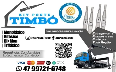 O site de notícias de Santa Catarina - Kit Poste Timbó